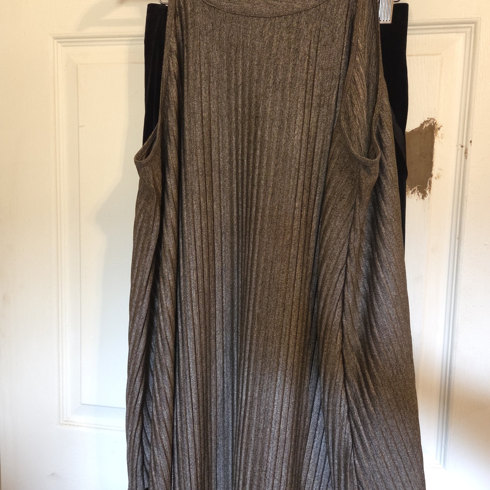 Torrid Shimmering Gold Sleeveless Top